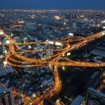 Výhled na Bangkok z Baiyoke Tower II