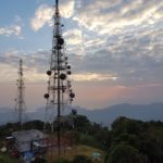 Východ slunce na Gunung Raya - nejvyšší hora Langkawi