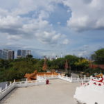 Pohled na město z chrámu Thean Hou Temple